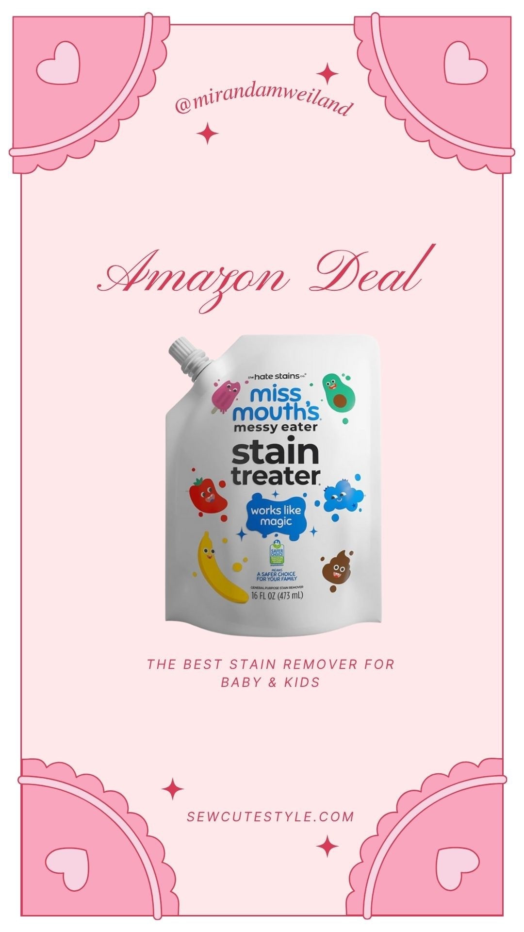 The best stain remover for baby stains! Has saved so many of her outfits from blowouts 😅 

Baby must haves / baby stain remover / stain remover / kids must haves/ mom must have 

#LTKBaby #LTKFamily #LTKKids