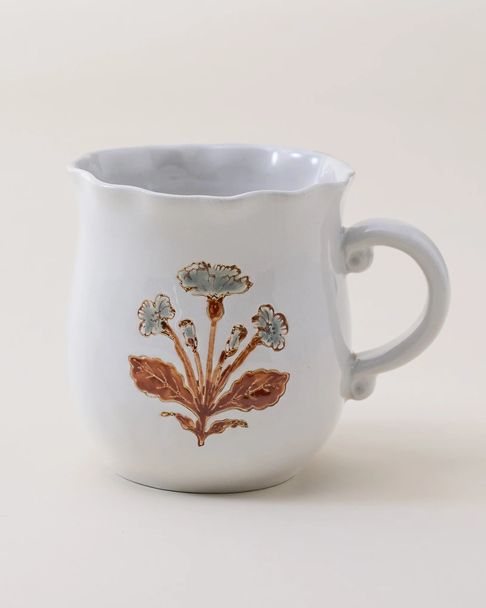 Elaine Floral Mug | Magnolia