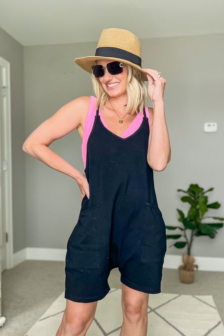 I love this jumpsuit! It’s perfect to wear as a bathing suit cover up to the pool or layer over a tank top! I’m wearing a small! #amazon #amazonfinds #summerstyle

#LTKSeasonal #LTKFind #LTKunder50