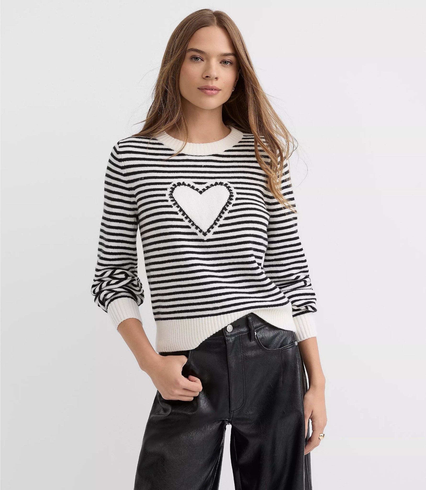 LOFT Heart Stripe Blouson Sweater NEW ARRIVAL for Valentine’s Day 

#LTKFindsUnder100 #LTKOver40 #LTKSaleAlert