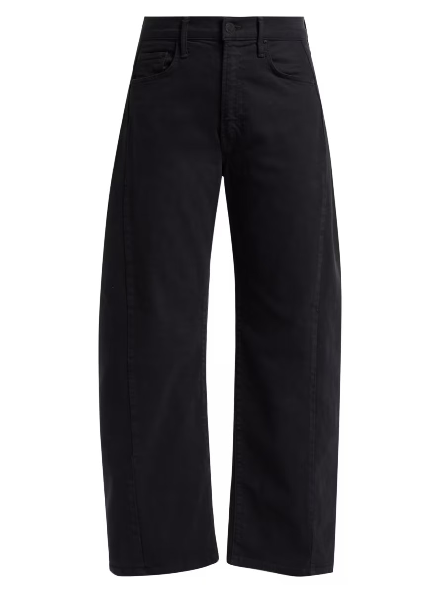 Mother Half-Pipe Flood Barrel-Leg Jeans | Saks Fifth Avenue | Saks Fifth Avenue