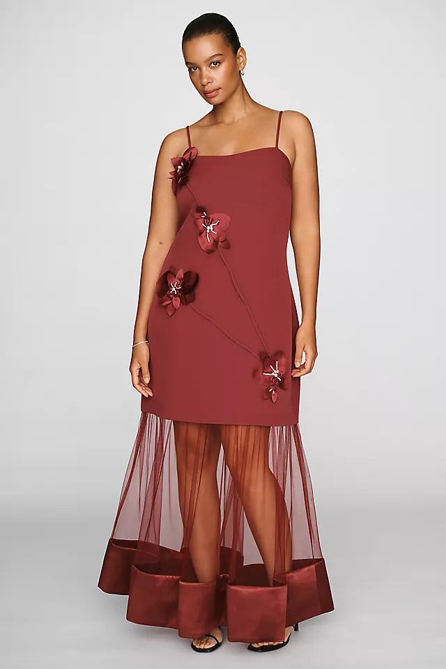 Elliatt Reina Plus 3D Floral Maxi Dress | Anthropologie (US)