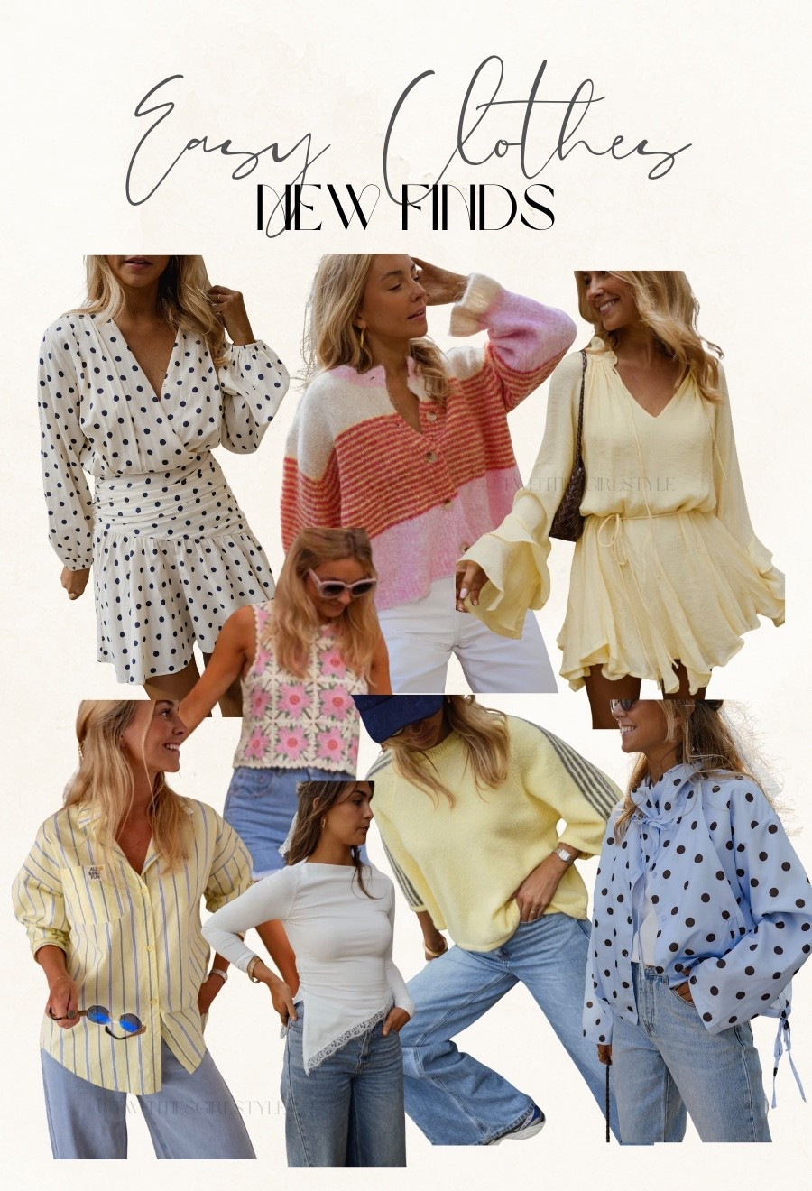 Easy Clothes new finds 🙌🏻🙌🏻

Spring style pastel spring colors, spring sweater,romper 



#LTKootd #LTKdayinmylife #LTKSeasonal