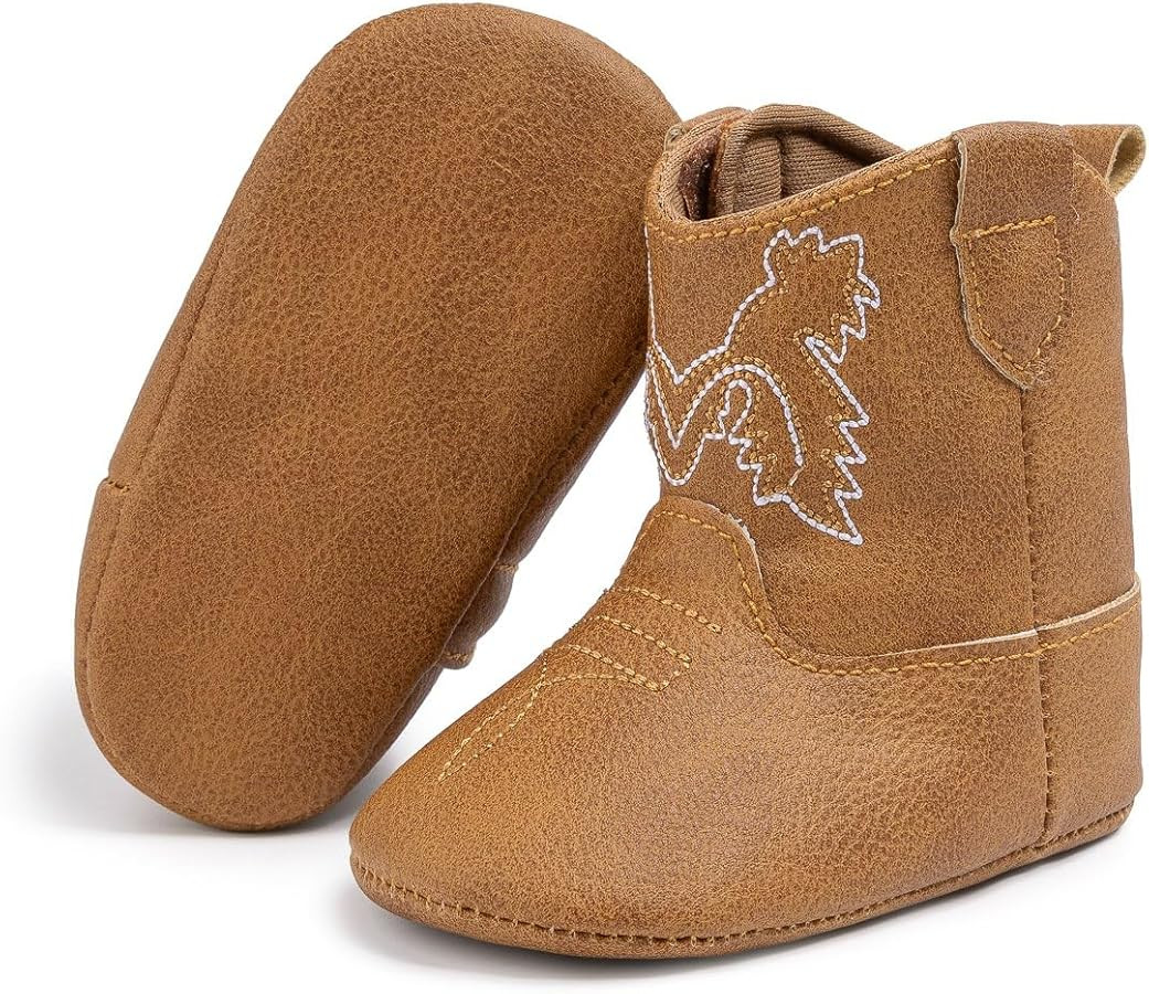 Meckior Baby Girls Cowboy Tassel Boots Side Zipper Moccasins Soft Bottom Non-Slip Toddler Shoe | Amazon (US)