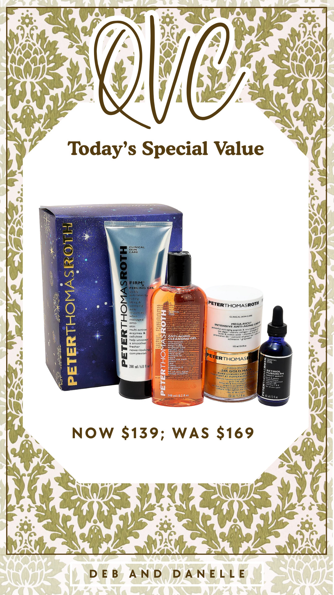 If you are on the nice list, you won't want to miss this deal on the Peter Thomas Roth super-size 5 piece skincare kit. Save now and gift this to that person who loves skincare.  

 #LTKGiftGuide #LTKmorningroutine #LTKselfcare