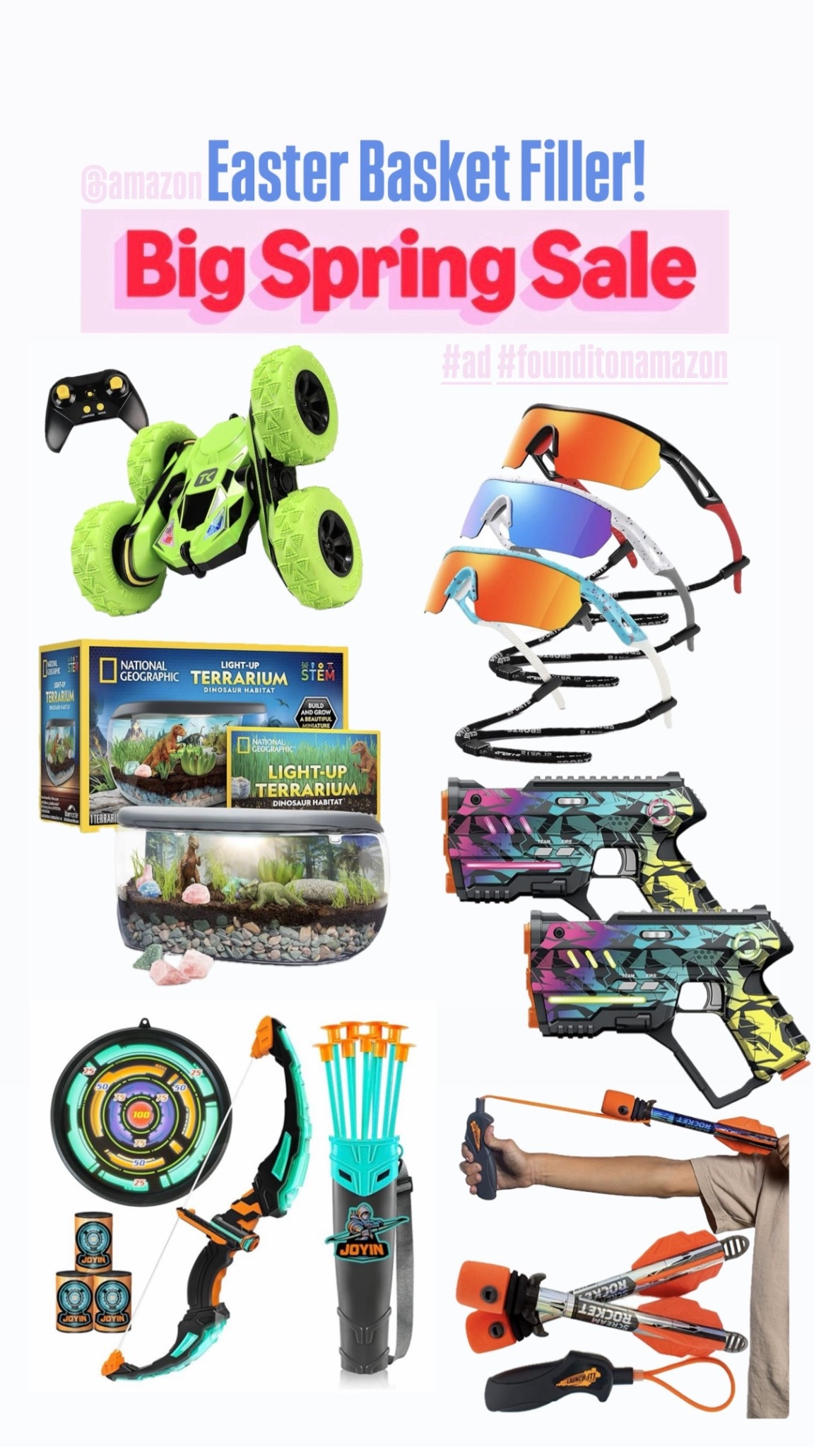 Pick a couple of these cool things to pop in his Easter basket! The @amazon Big Spring Sale is making filling Easter baskets affordable this year! #ad #founditonamazon

@Shop.LTK, #liketkit, liketk.it/xx

Shop more Amazon deals on the LTK app!