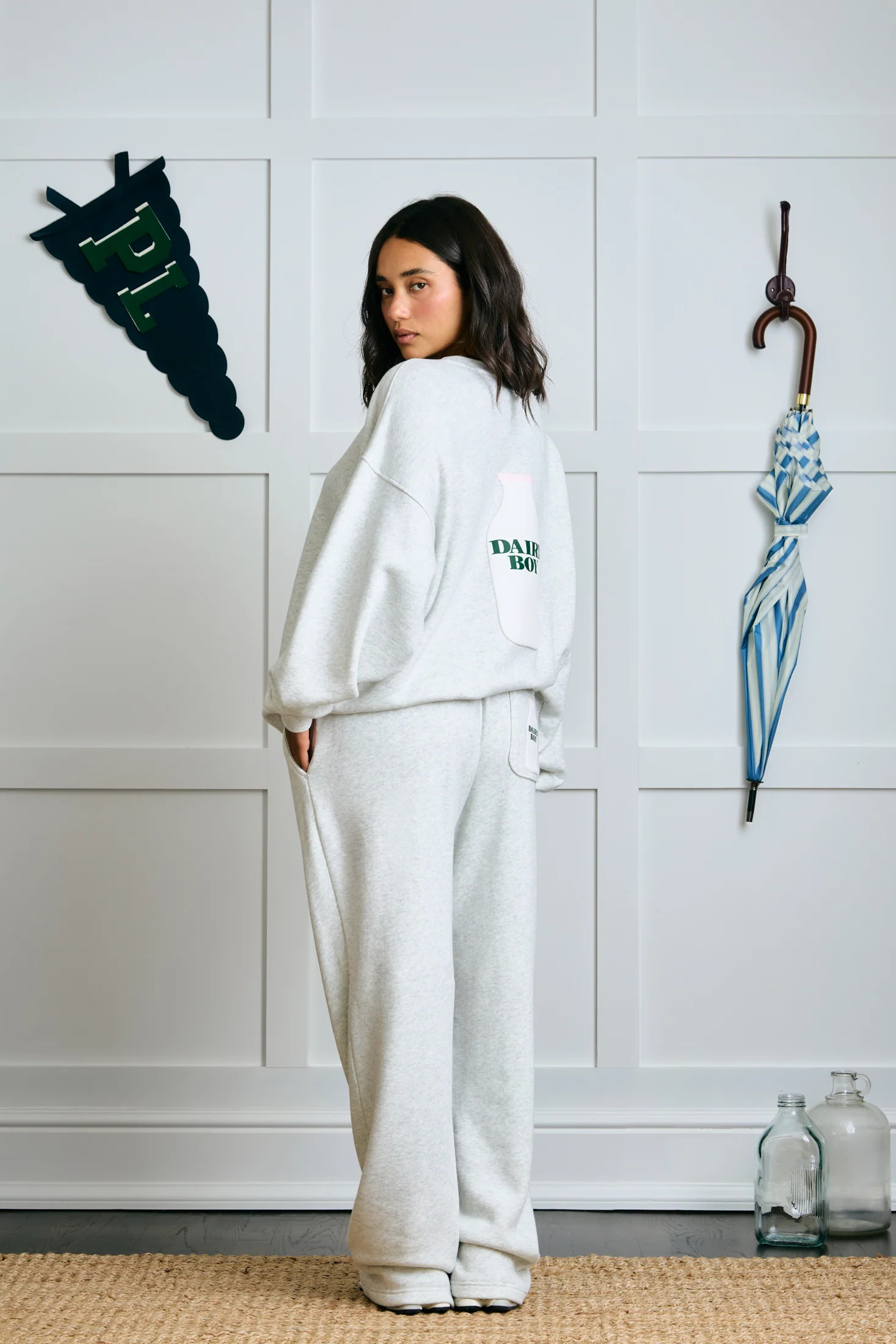 Milk Bottle Crewneck | Dairy Boy