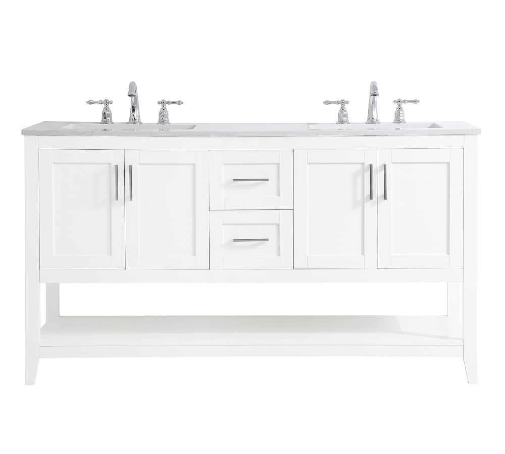 Belleair 60" Double Sink Vanity | Pottery Barn (US)