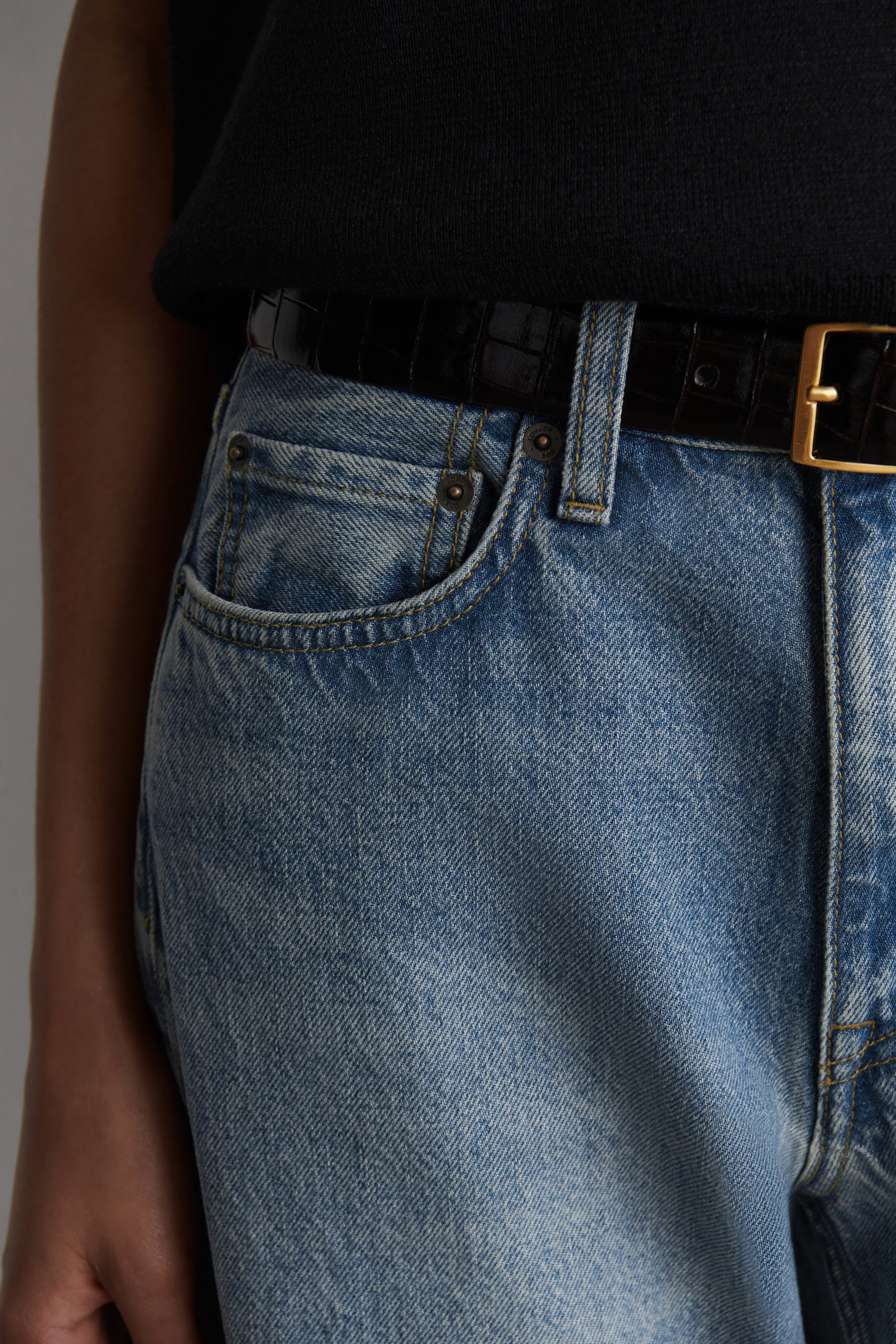 REPRISE JEANS MIT GERADEM BEIN - VERBLASSTES BLAU | COS AT | COS (EU)