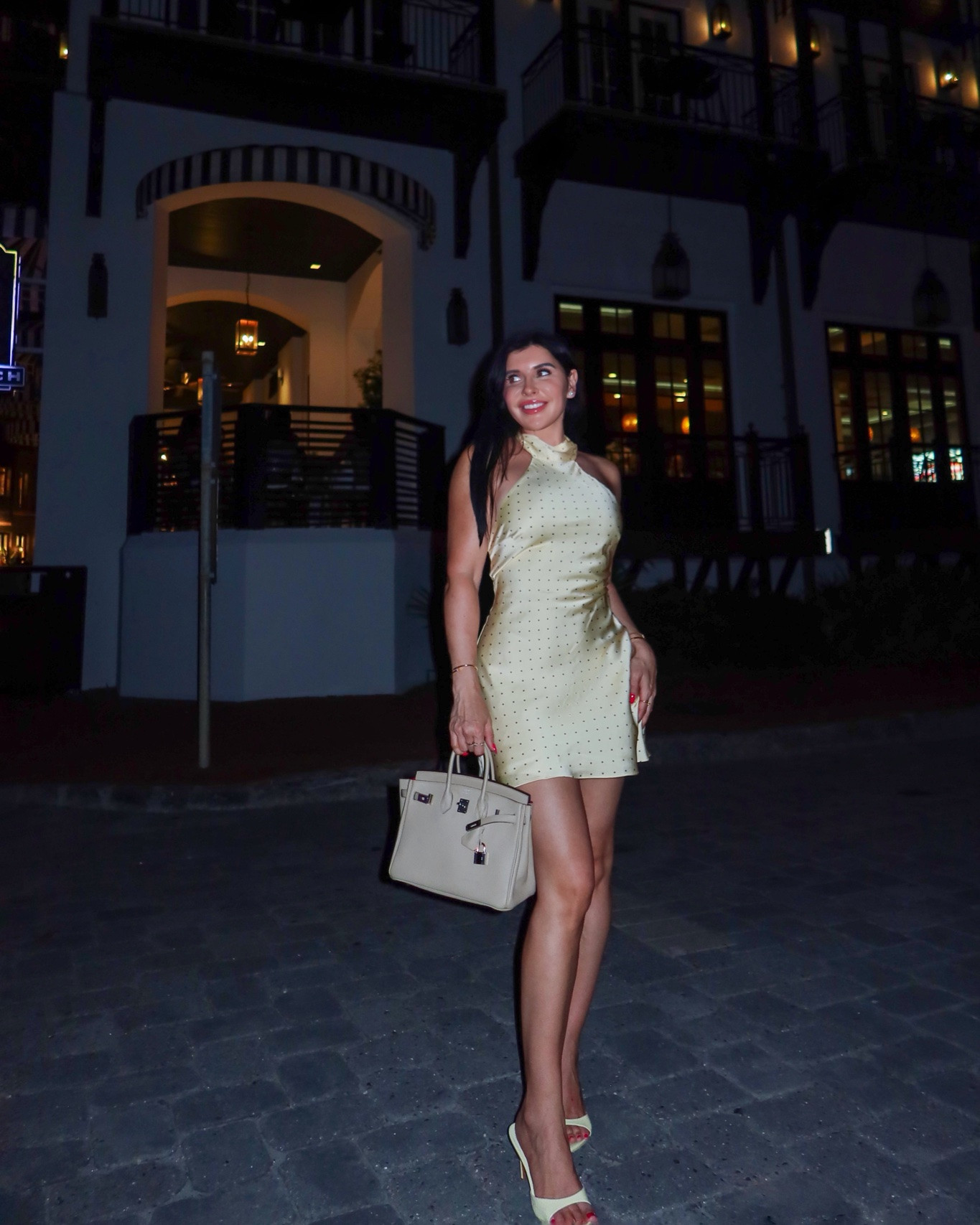 Butter yellow and polka dot summer mini dress

#LTKootd #LTKdayinmylife #LTKgrwm