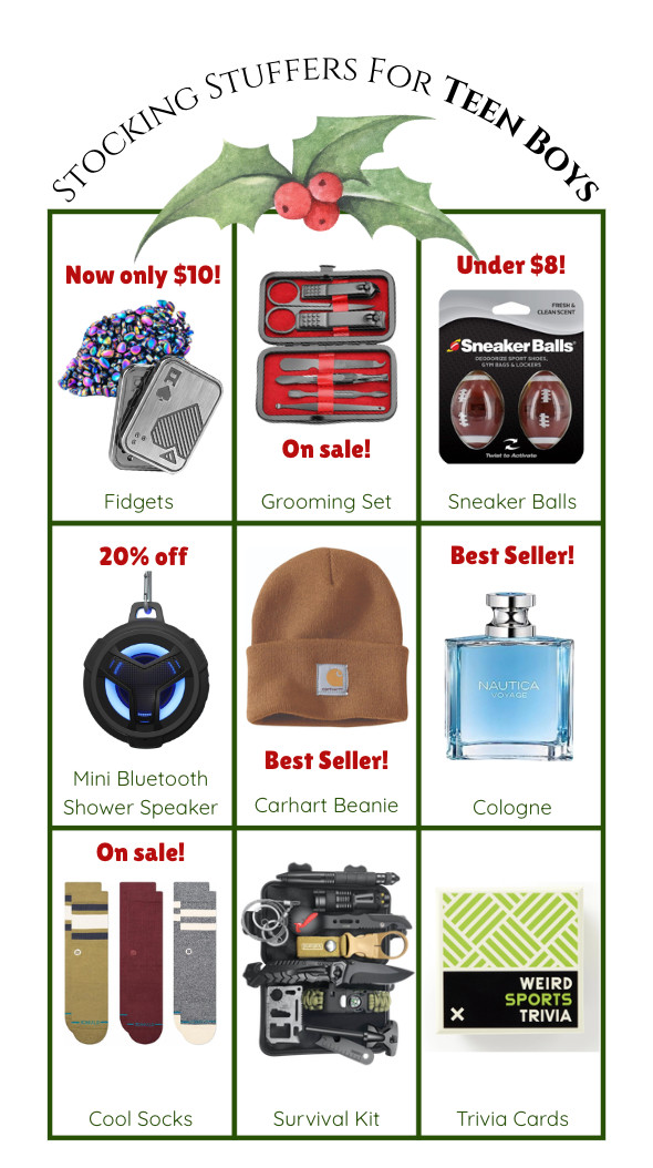 So many stocking stuffer ideas for teen boys!! Many options are on sale now!  

 #LTKGiftGuide #LTKHoliday #LTKSaleAlert