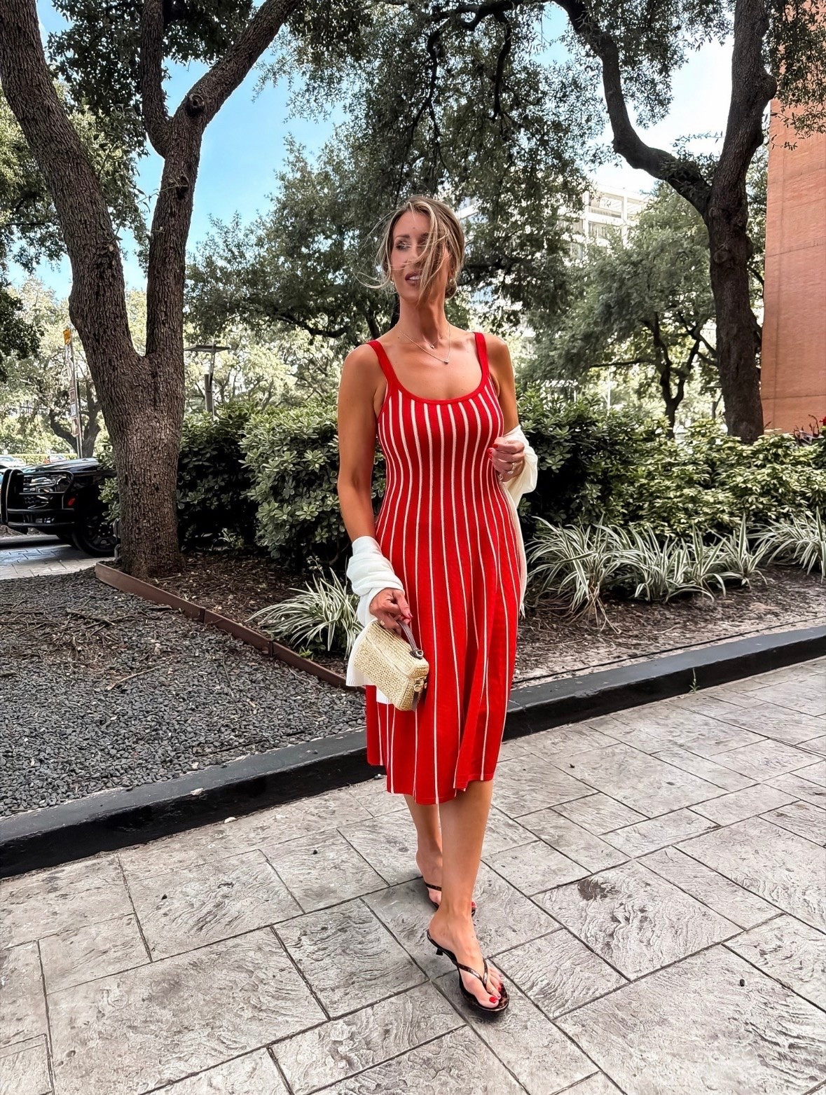 TRENDING! This red knit dress is such a chic statement for summer. I love how easy it is to dress up with kitten heels and a raffia bag, or keep it casual with sandals for vacation or dinner by the water.

red dress, knit dress, summer dress, vacation outfit, vacation dinner outfit, resort wear, date night dress, raffia bag, summer style, midi dress, elevated summer outfit, themominstyle

#LTKootd #LTKTravel #LTKSeasonal