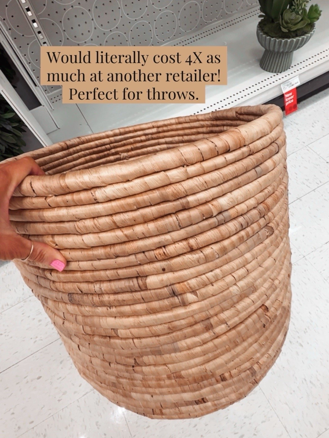 The quality of this basket cannot be beat for the price!

#LTKHome #LTKOver40 #LTKSeasonal
