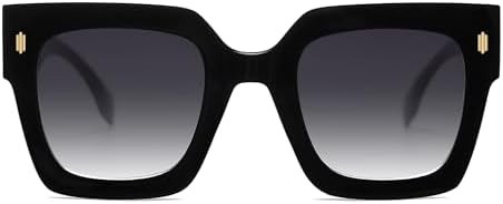 SOJOS Vintage Oversized Square Sunglasses for Women,Retro Womens Luxury Big Large Sun Glasses UV4... | Amazon (US)