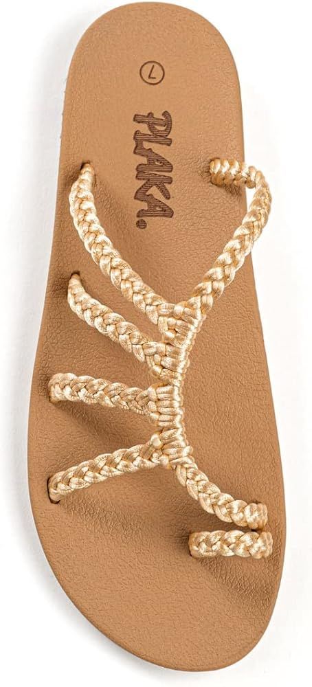 Plaka Relief Flip Flops for Women with Arch Support | Comfy Sandals for Women | Perfect for the Beac | Amazon (US)