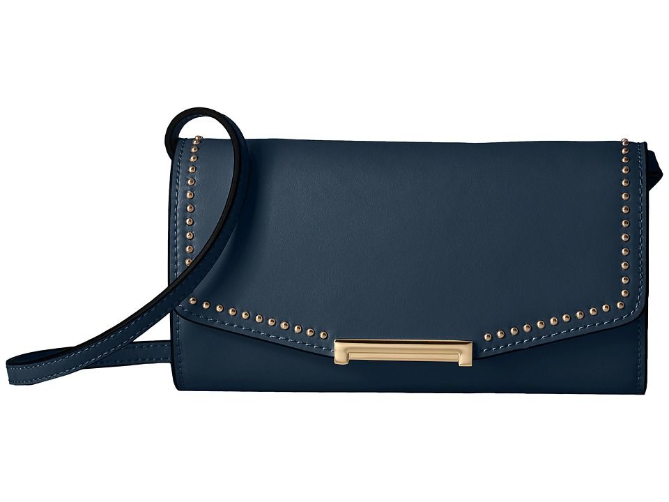 Ivanka Trump - Mara Crossbody Wallet - Pin Stud (Teal) Wallet Handbags | Zappos