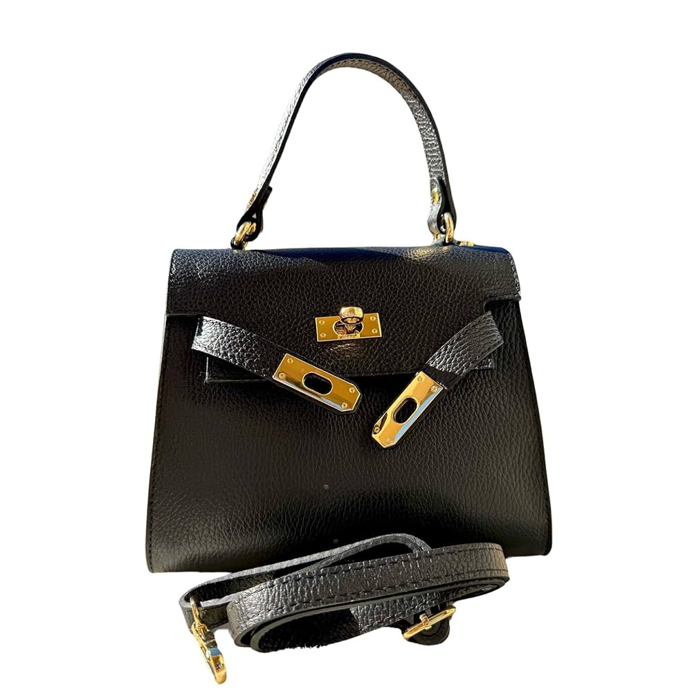 Naya Italian Leather Top Handle Bags/Shoulder Bag | Shoulder bag for women | top handle bags for ... | Amazon (US)