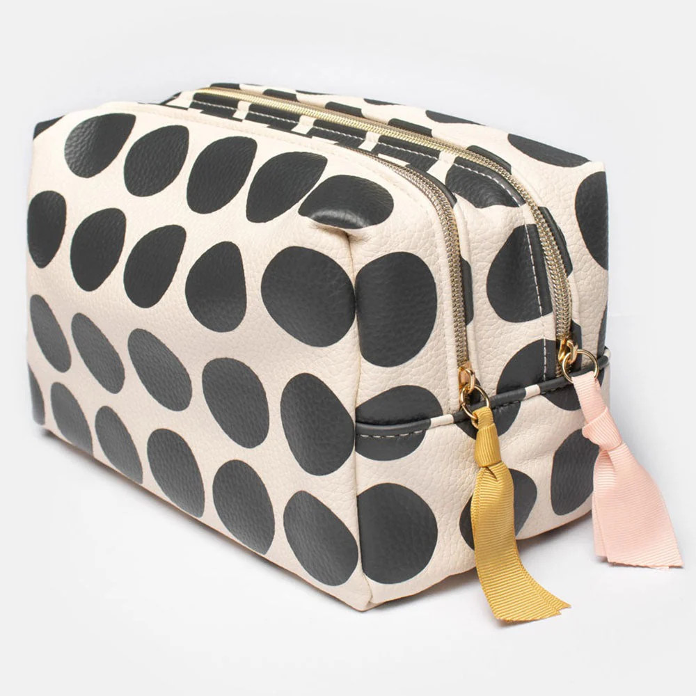Mono Big Spot Large Travel Washbag | Caroline Gardner