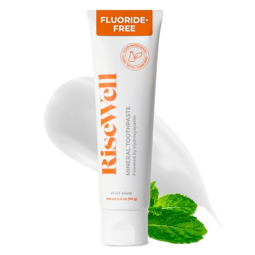RiseWell Hydroxyapatite Toothpaste Fluoride Free - Wild Mint, 3.4oz | Amazon (US)