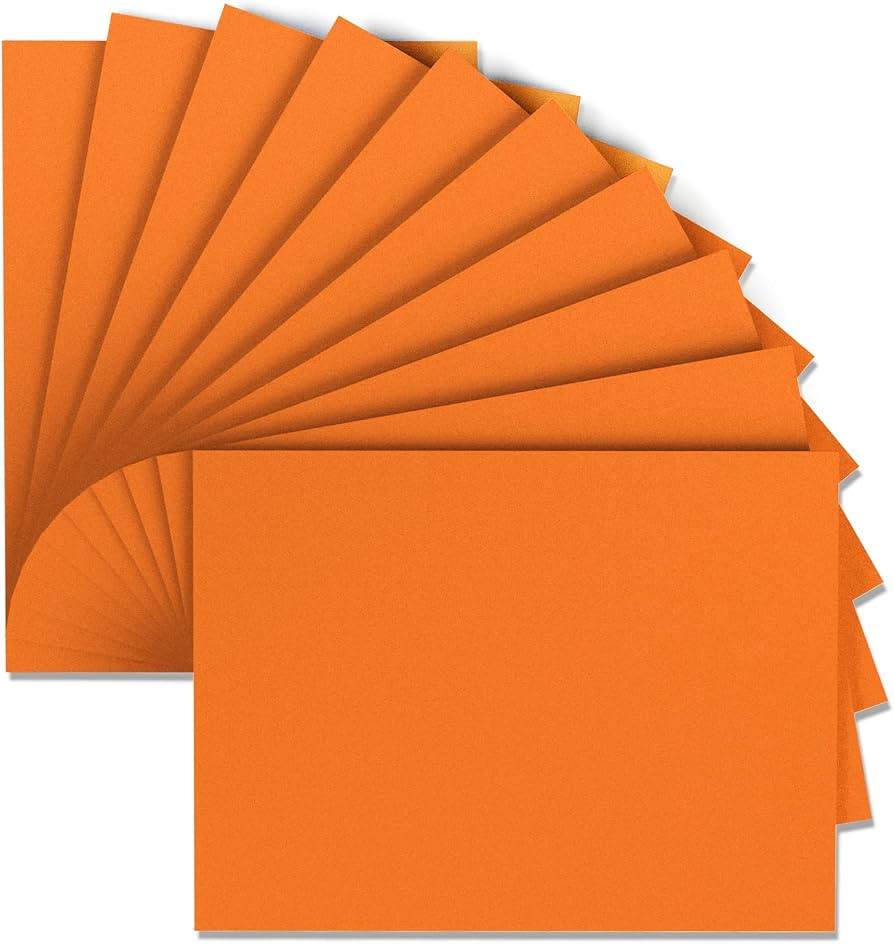MEARCOOH Orange Foam Sheets Crafts 9x12 Inch 2mm Eva Color Craft Foam Paper for Crafts Project Pr... | Amazon (US)