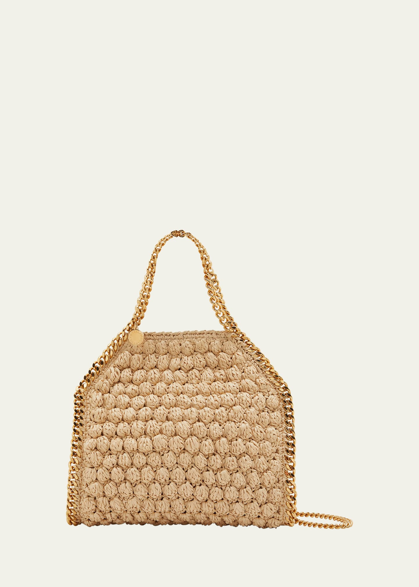 Stella McCartney Mini Popcorn Crochet Raffia Tote Bag | Bergdorf Goodman