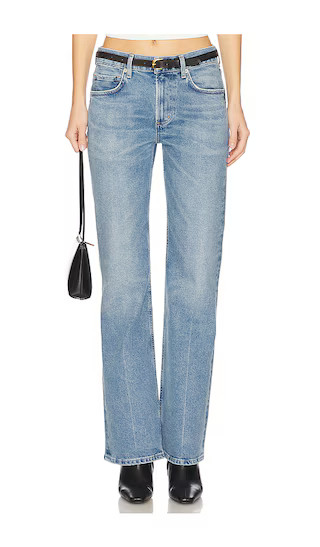 Genova Low Slung Boot Jeans in Clairo | Revolve Clothing (Global)