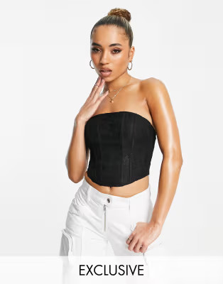 ASYOU lace corset in black | ASOS (Global)
