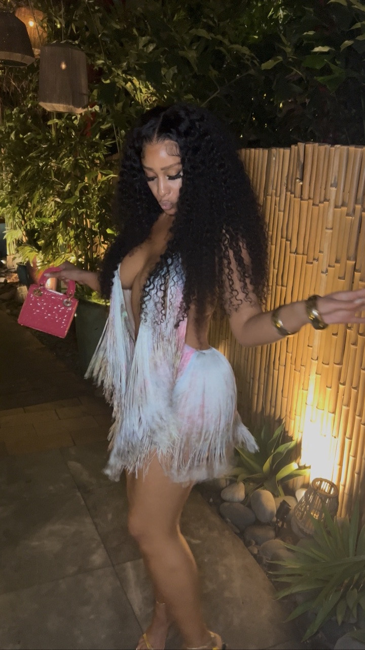 The ultimate statement dress ✨ This fringe mini is made for vacation nights, birthdays or anywhere you want the outfit to do the talking. Linking the full look and accessories.
