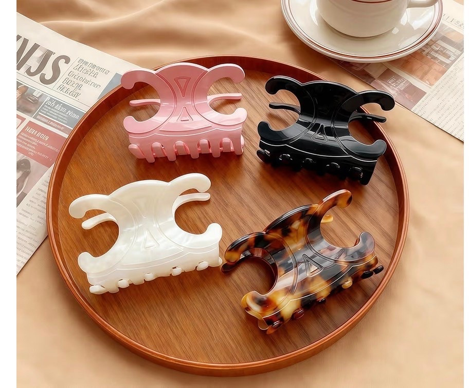 Premium Durable Acetate Butterfly Hair Clips, Celine Hair Clip, 4 Pack Medium Size Acetate Hair Claw Clips with Secure Hold,Perfect for Updos,Perfect for Updos (2.76 x 1.66 in)
Look like Celine hair accessories.

#LTKootd #LTKActive #LTKTravel