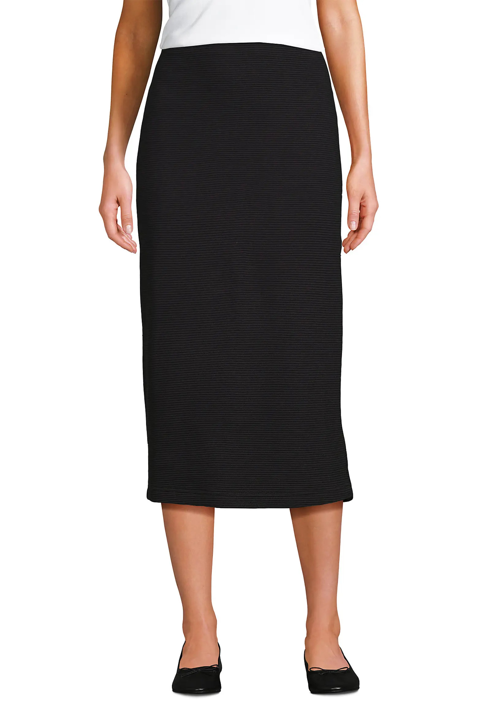 Lands' End Starfish Side Zip Midi Skirt (Women) | Nordstrom | Nordstrom