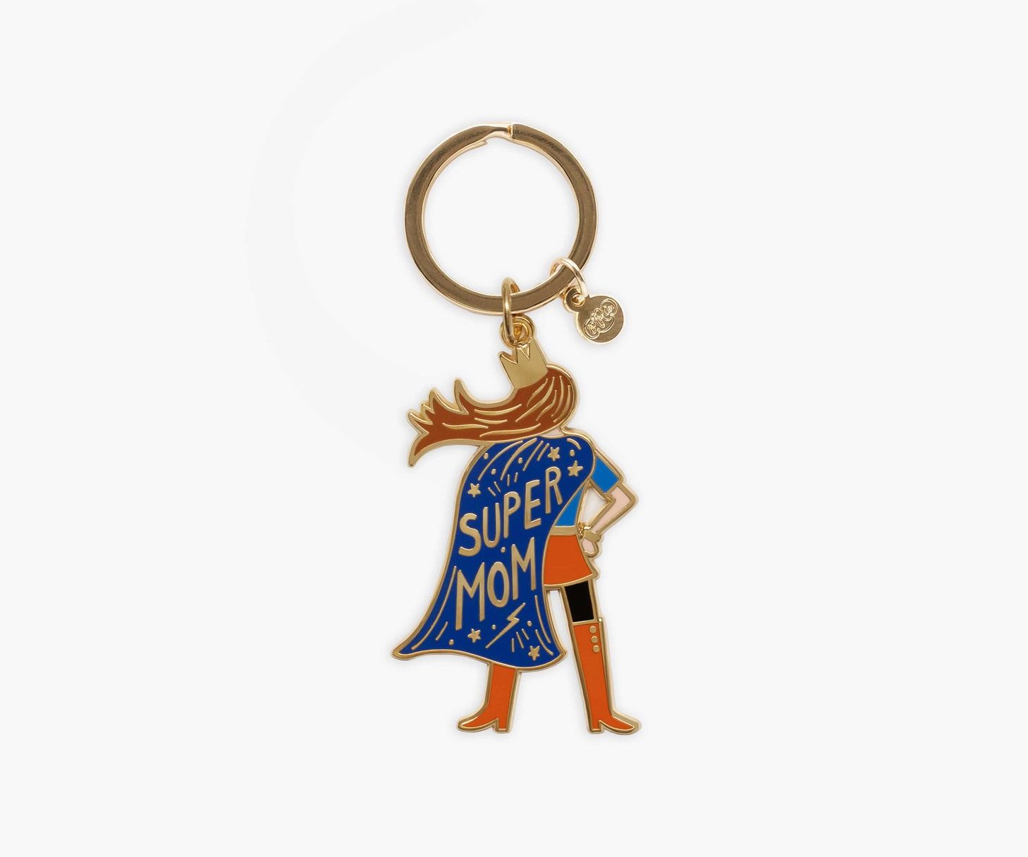 Super Mom Enamel Keychain | Rifle Paper Co.