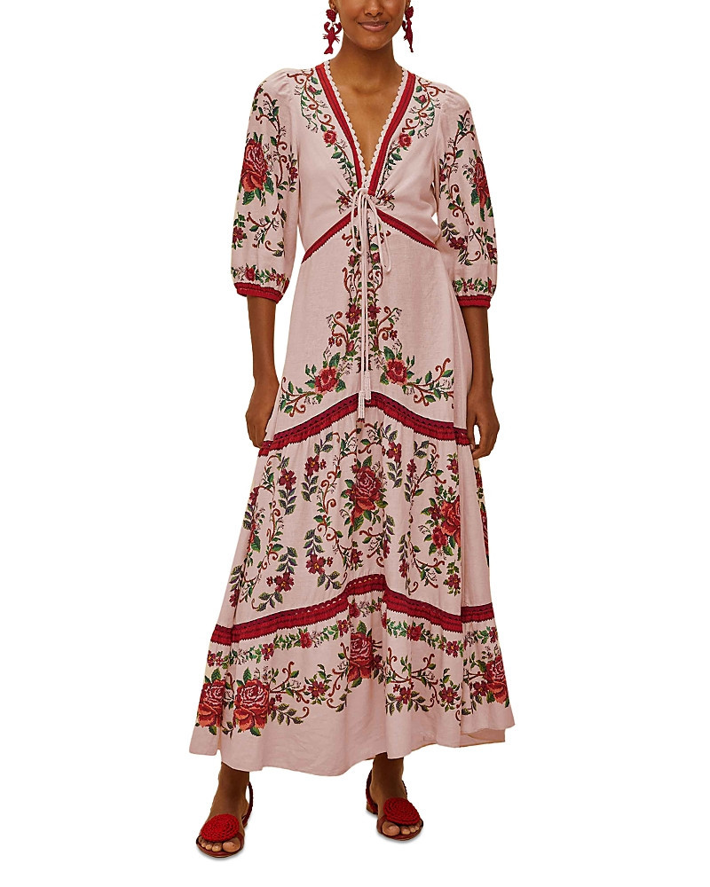 Farm Rio Flower Tapestry Maxi Dress | Bloomingdale's (US)