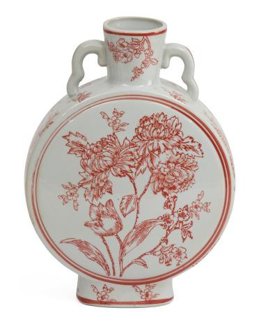 9x4x12 floral ceramic vase | TJ Maxx