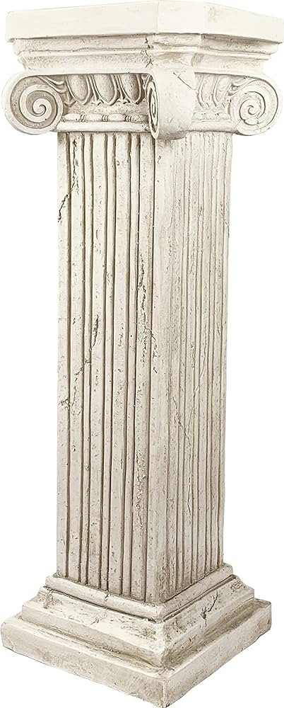 38'' Tall Roman Column with Base Roman Pillar Greek Column Magnesium Oxide Large Size Statue Scul... | Amazon (US)