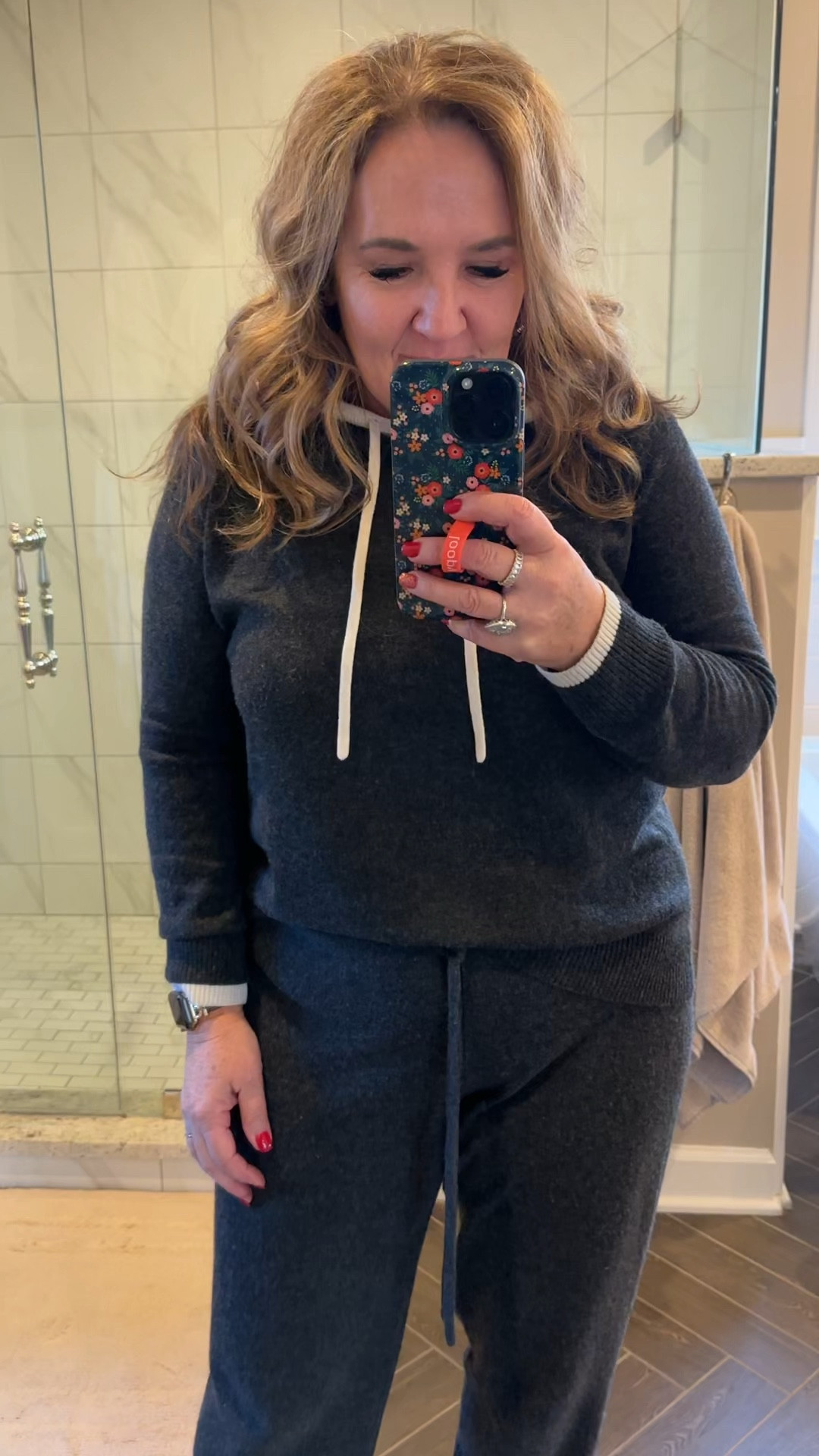 Wearing size L in this cashmere blend outfit. We had an outdoor party today and it was perfect! 
$10 off with code NANETTEJS10

Travel outfit Summersalt 2 piece set 

#LTKfindsunder100 #LTKmidsize #LTKover40