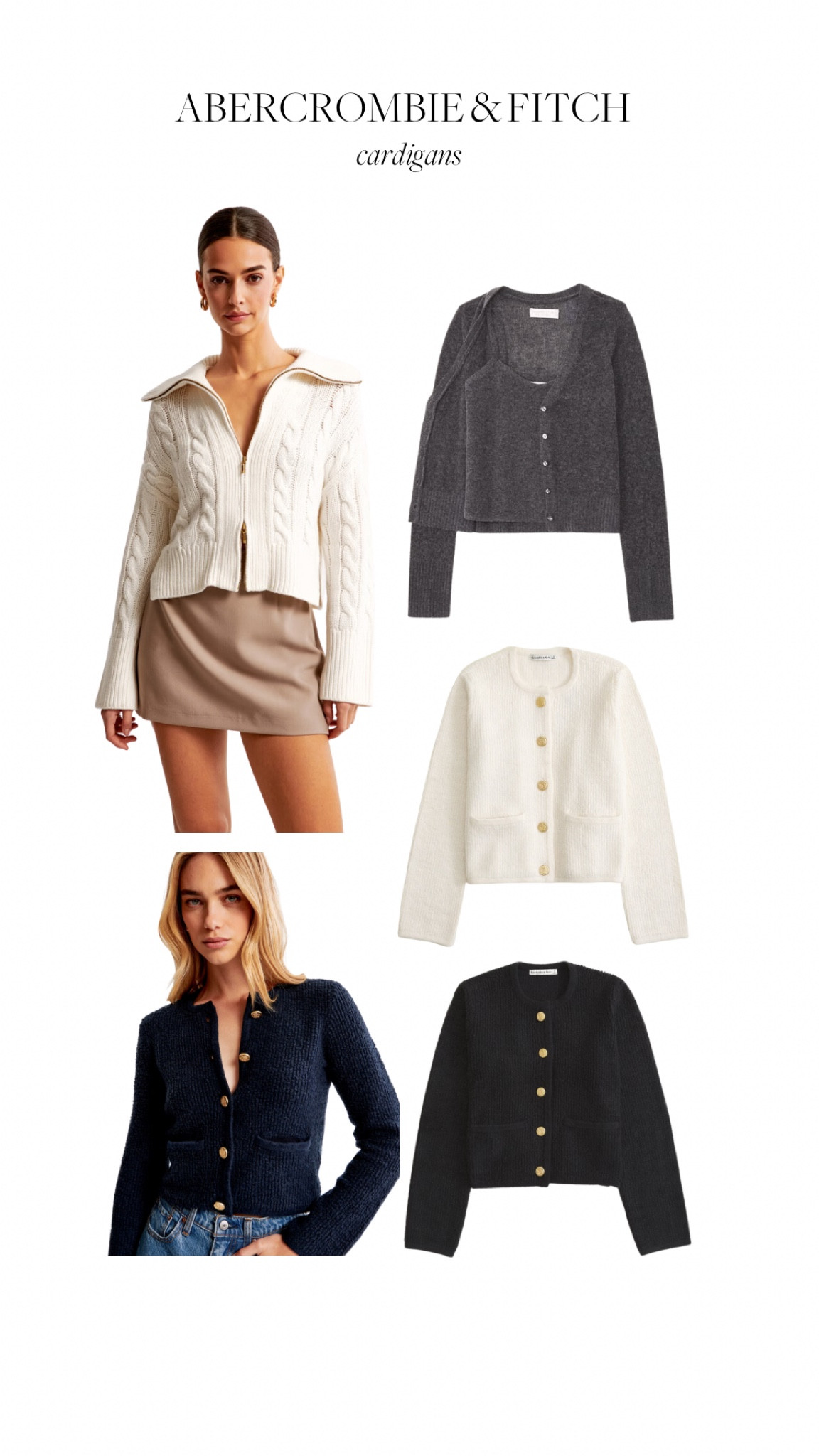 Abercrombie & Fitch Black Friday : Cardigans 🤍
 #Blackfridaydeals #LTKCyberSaleUk 
