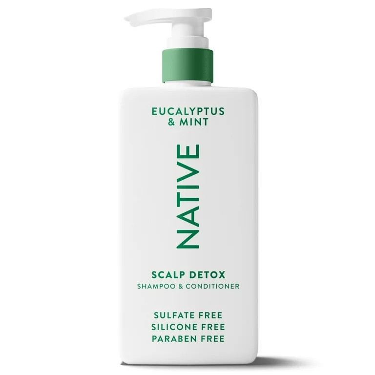 Native Scalp Detox Eucalyptus and Mint 2 in 1 Shampoo and Conditioner 16.5 fl oz | Walmart (US)
