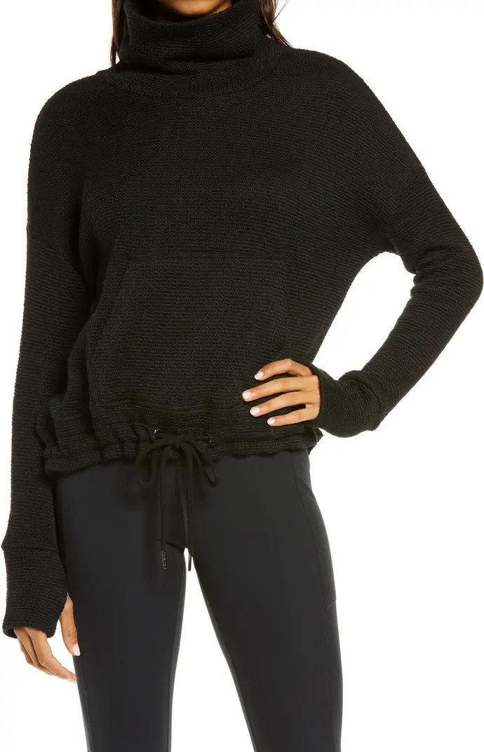 Bouclé Funnel Neck Sweatshirt | Nordstrom