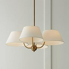 Capital Welsley 25 1/2" Wide Aged Brass 4-Light Chandelier | Lamps Plus