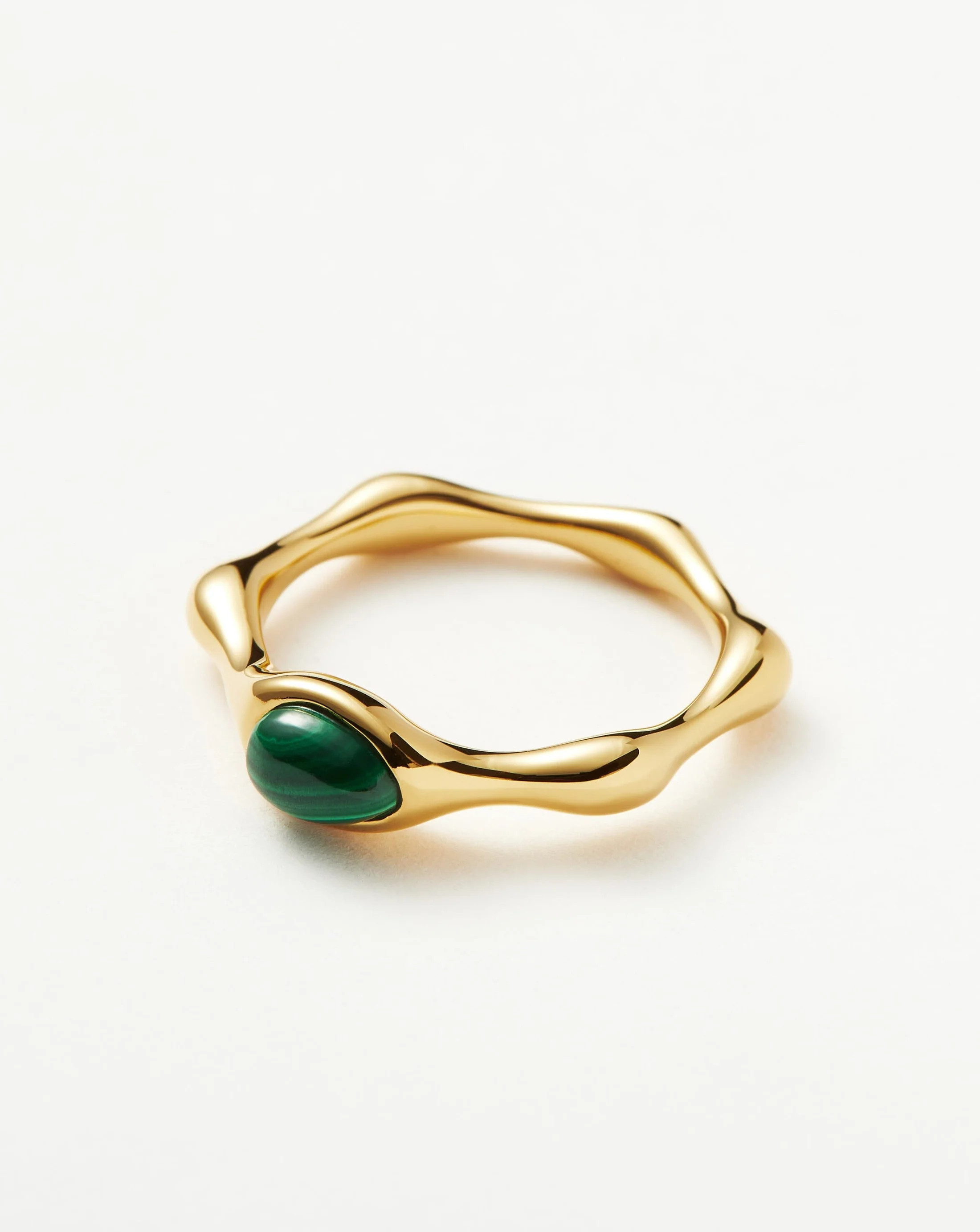 Magma Gemstone Stacking Ring | 18ct Recycled Gold Vermeil on Recycled Sterling Silver Rings | Missoma US