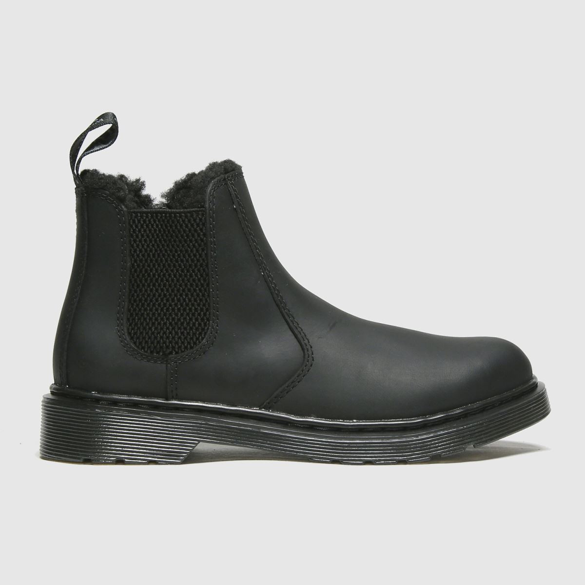 Kids Junior Black Dr Martens 2976 Leonore Mono Boots | schuh | Schuh