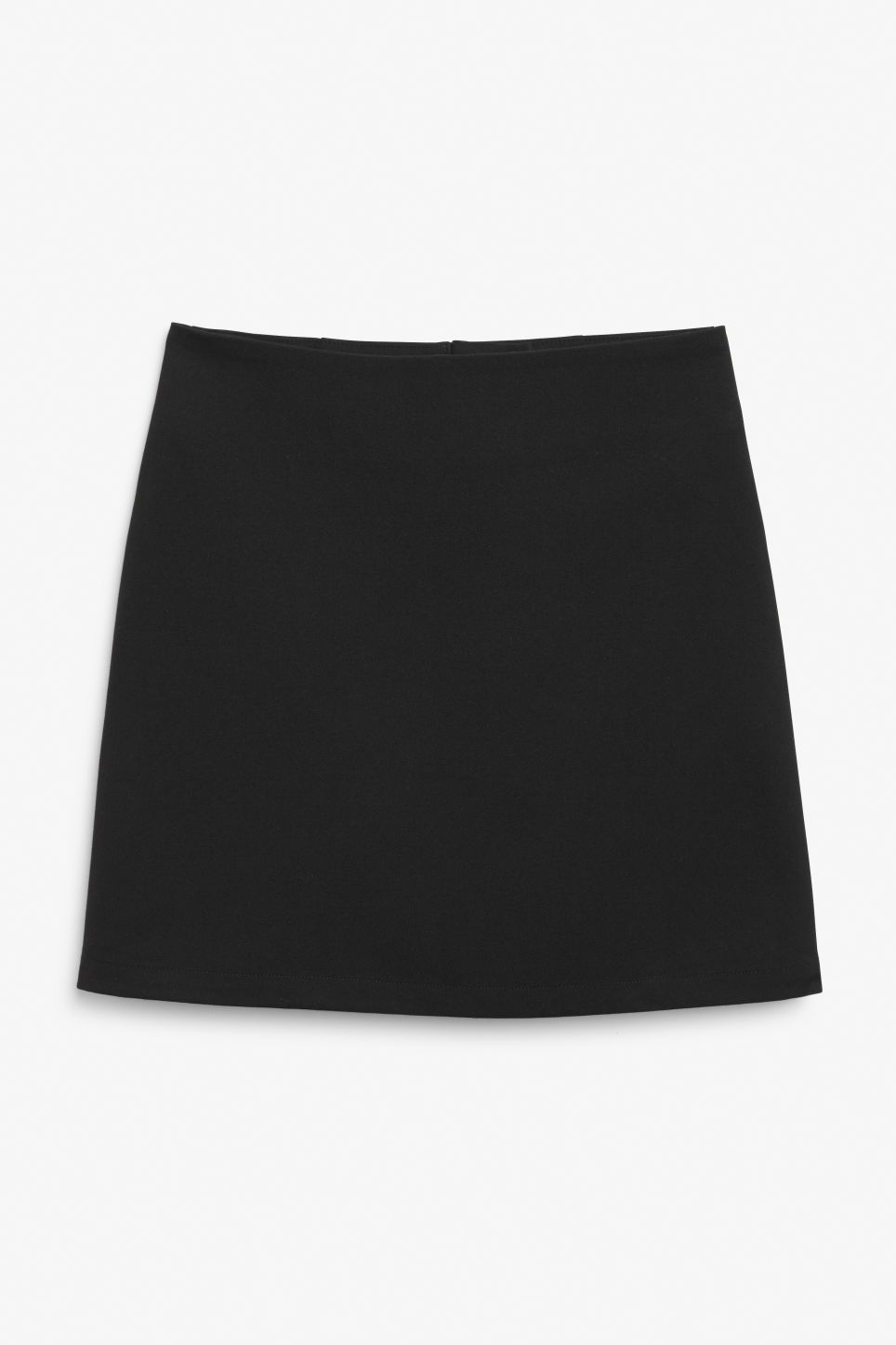 Black a-line mini skirt | Monki