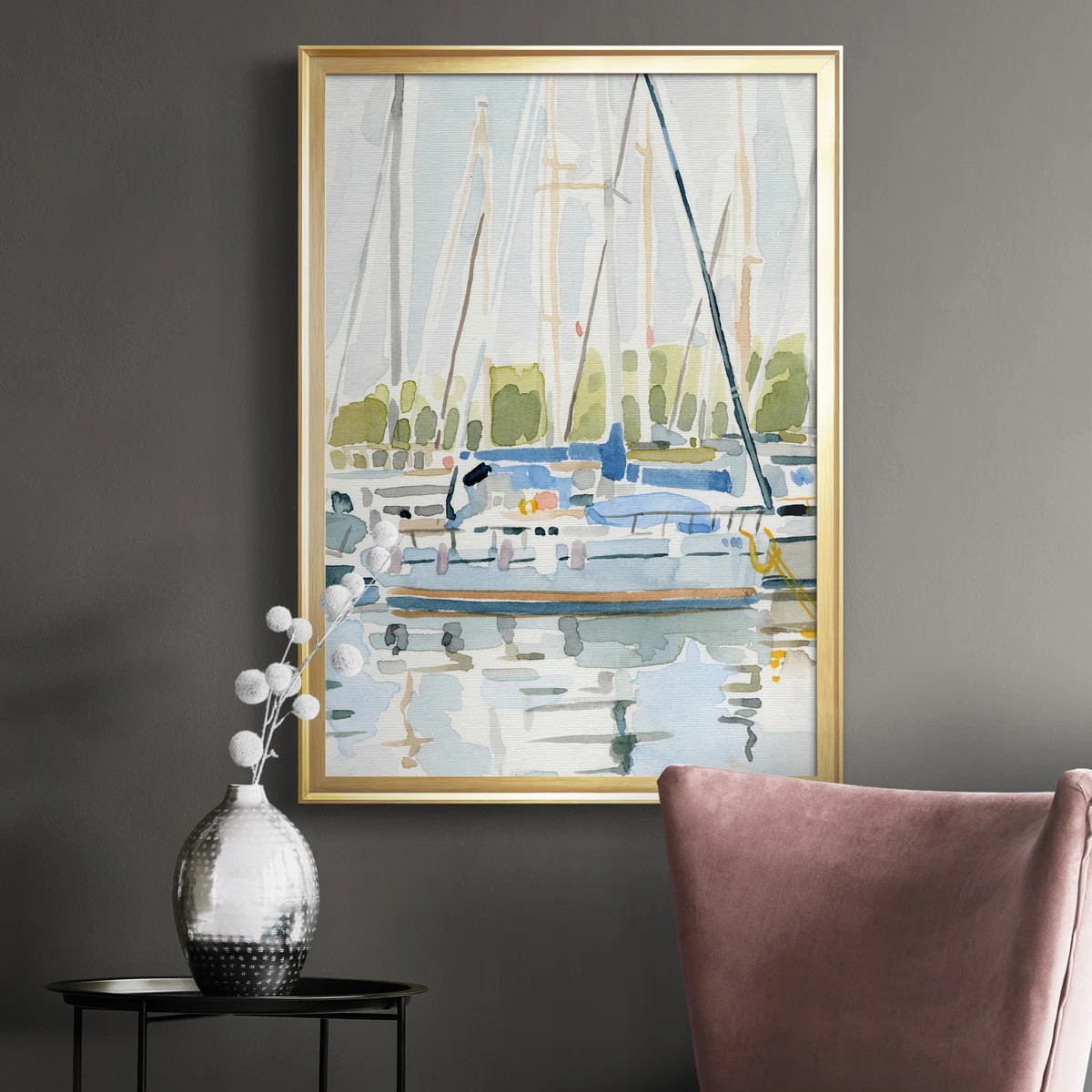 " By The Bay II " Painting Print | Wayfair North America