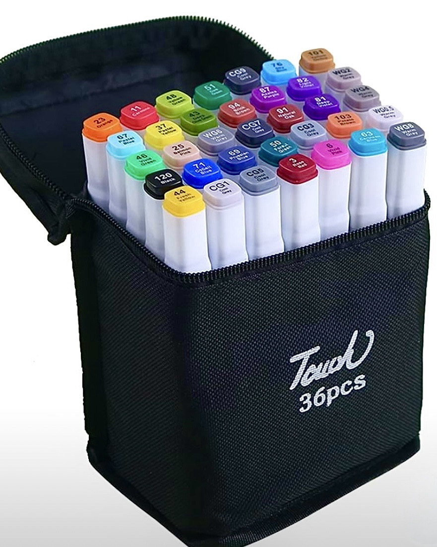 Conjunto de Canetas Marcadoras para Colorir com 36 cores: com pontas duplas, ótimas para Desenho Profissional ou hobbie! 

#LTKpromo #LTKcriancas #LTKbrasil