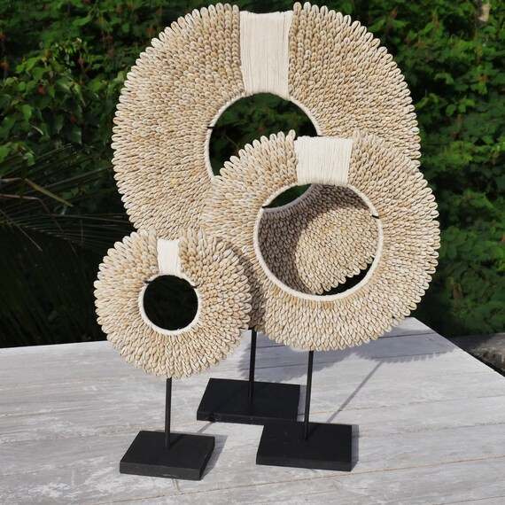 Papua Necklace  - Cowrie Necklace - Tribal Shell Necklace - Boho Decor - Papua New Guinea - Neckl... | Etsy (US)