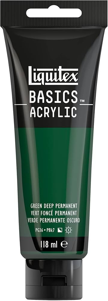 Liquitex Acrylique Basics Tube 118 ml Vert Foncé ROW | Amazon (FR)