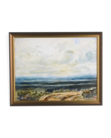 30x24 Paul Huet View Of A Valley In Normandy Wall Art | Marshalls