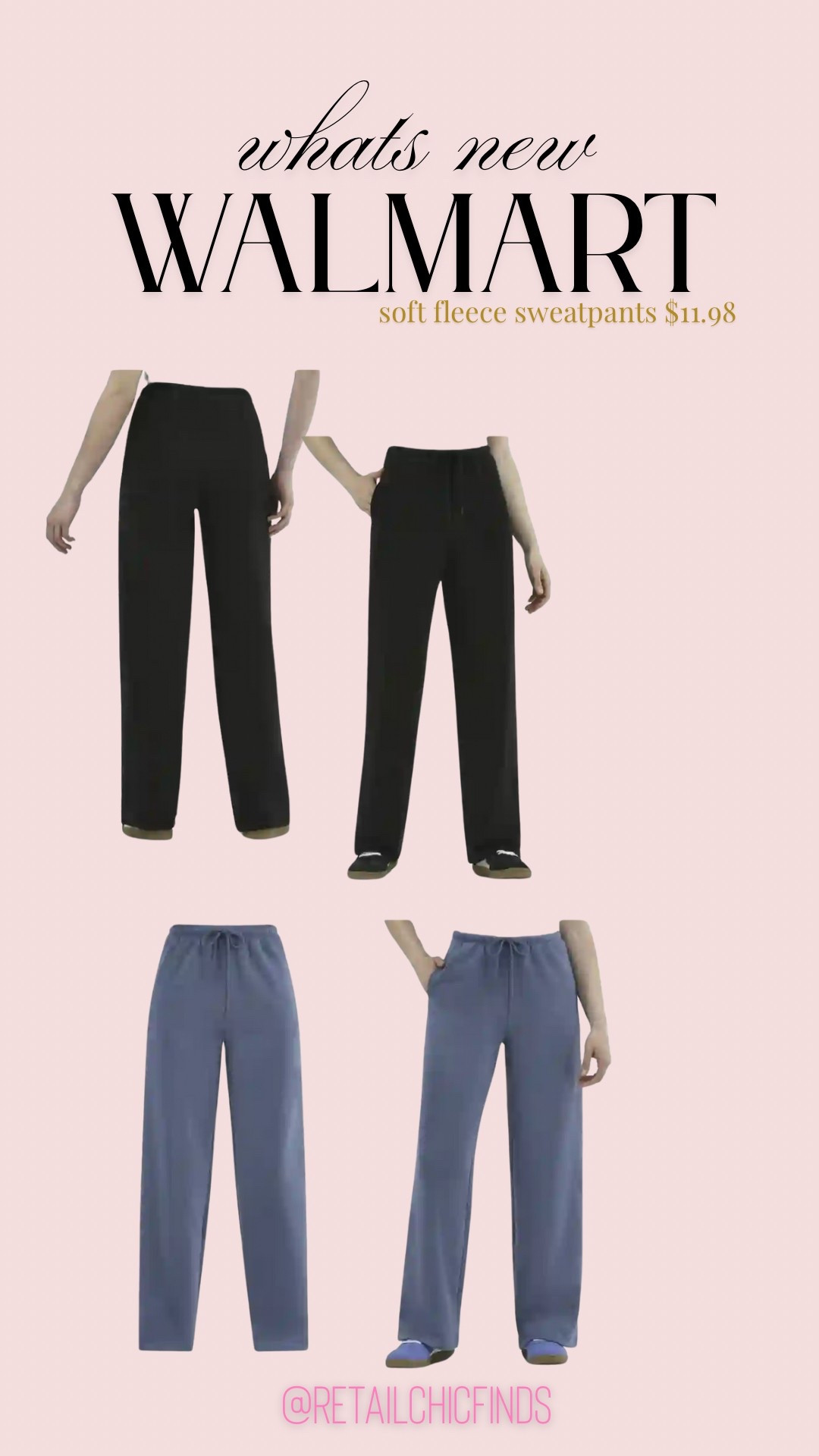 Fleece sweatpants Walmart 

#LTKStyleTip #LTKSeasonal #LTKFindsUnder50