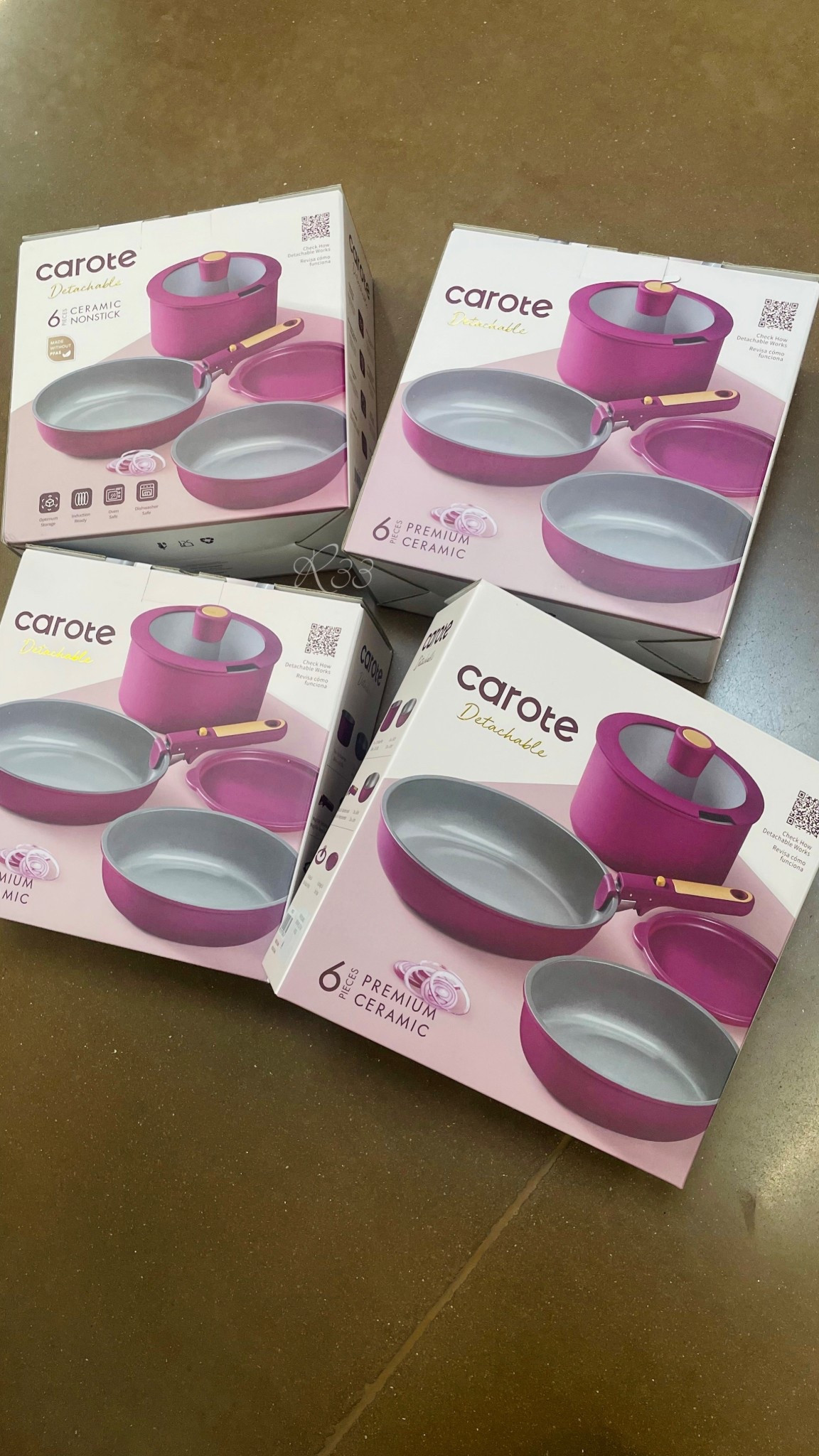 Rushhh #KitchenWalmart for these violet pans 🍆🍆🍆🍆🍆 #violet #cooking #chef #carote