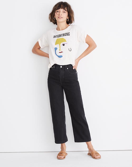 Slim Wide-Leg Jeans in Lunar Wash | Madewell